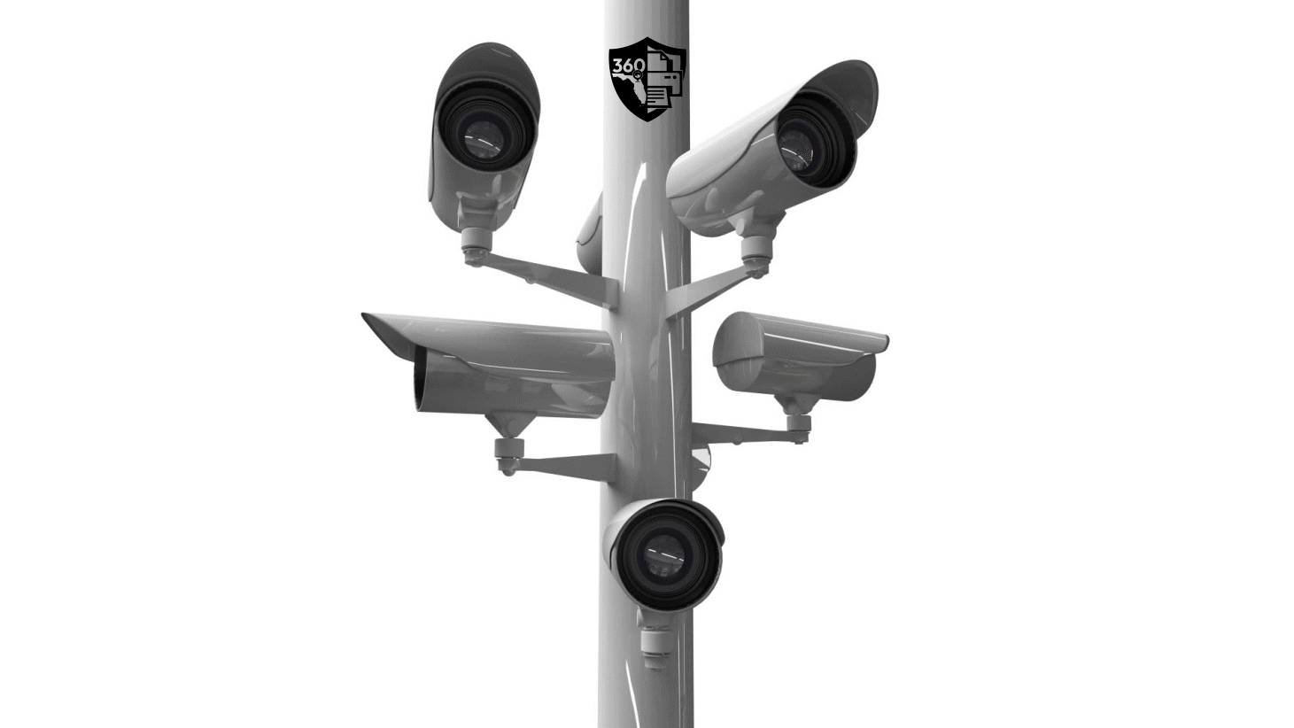 Smart security camera setup built to protect your business property.