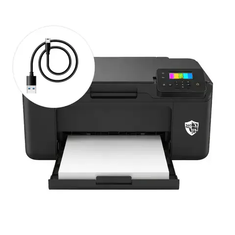 Printer setup with USB